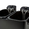 Inventim Fryer double 2x2,5 litres noir 1800 watts