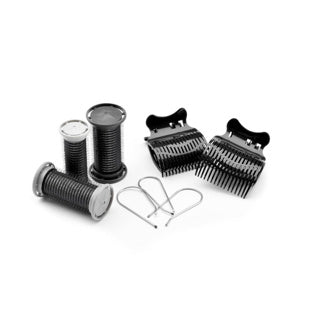 Carmen Carmen C-5040 Ensemble de rouleaux noir blanc gris blanc