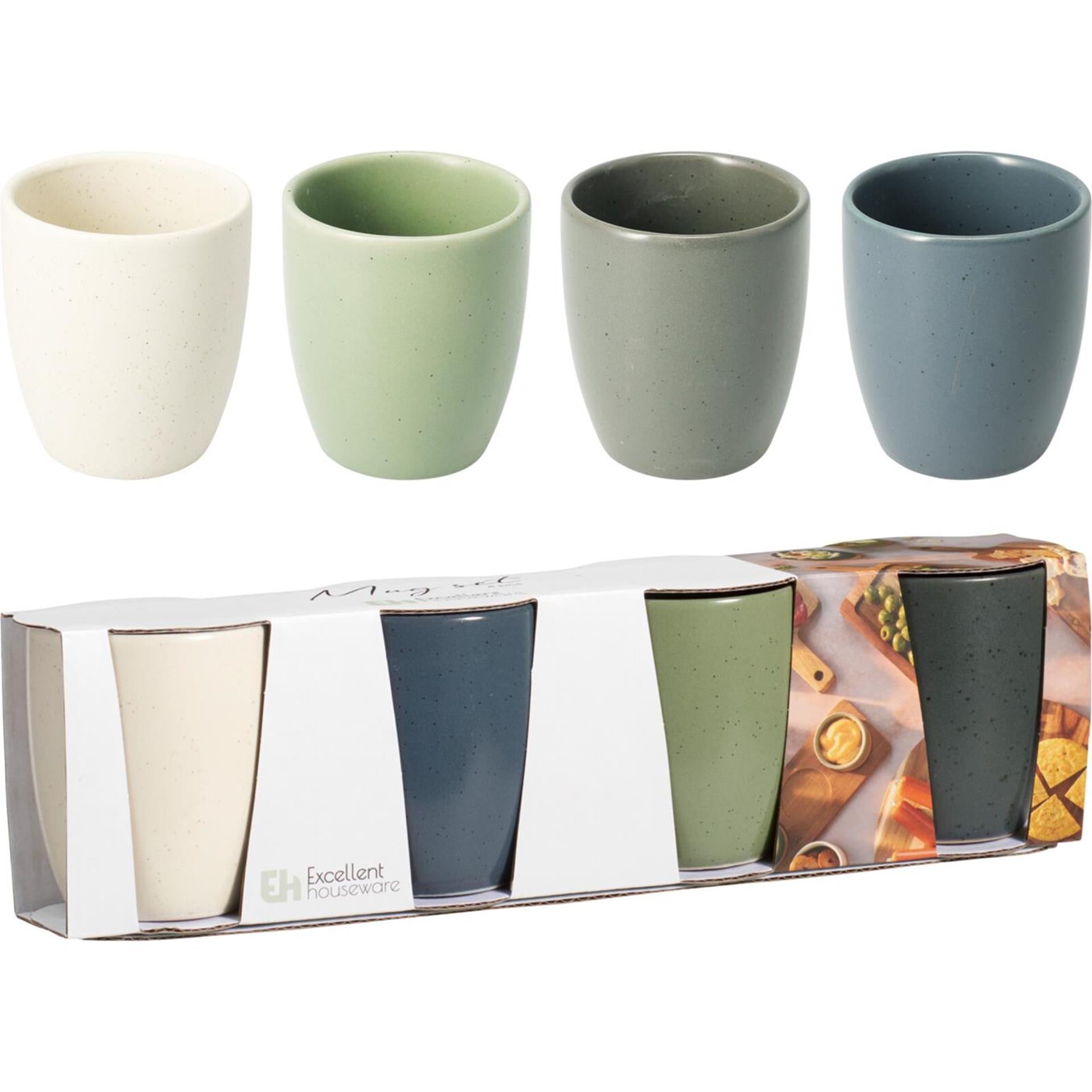 Excellent ensemble de tasses pour articles ménagers de 4 pièces