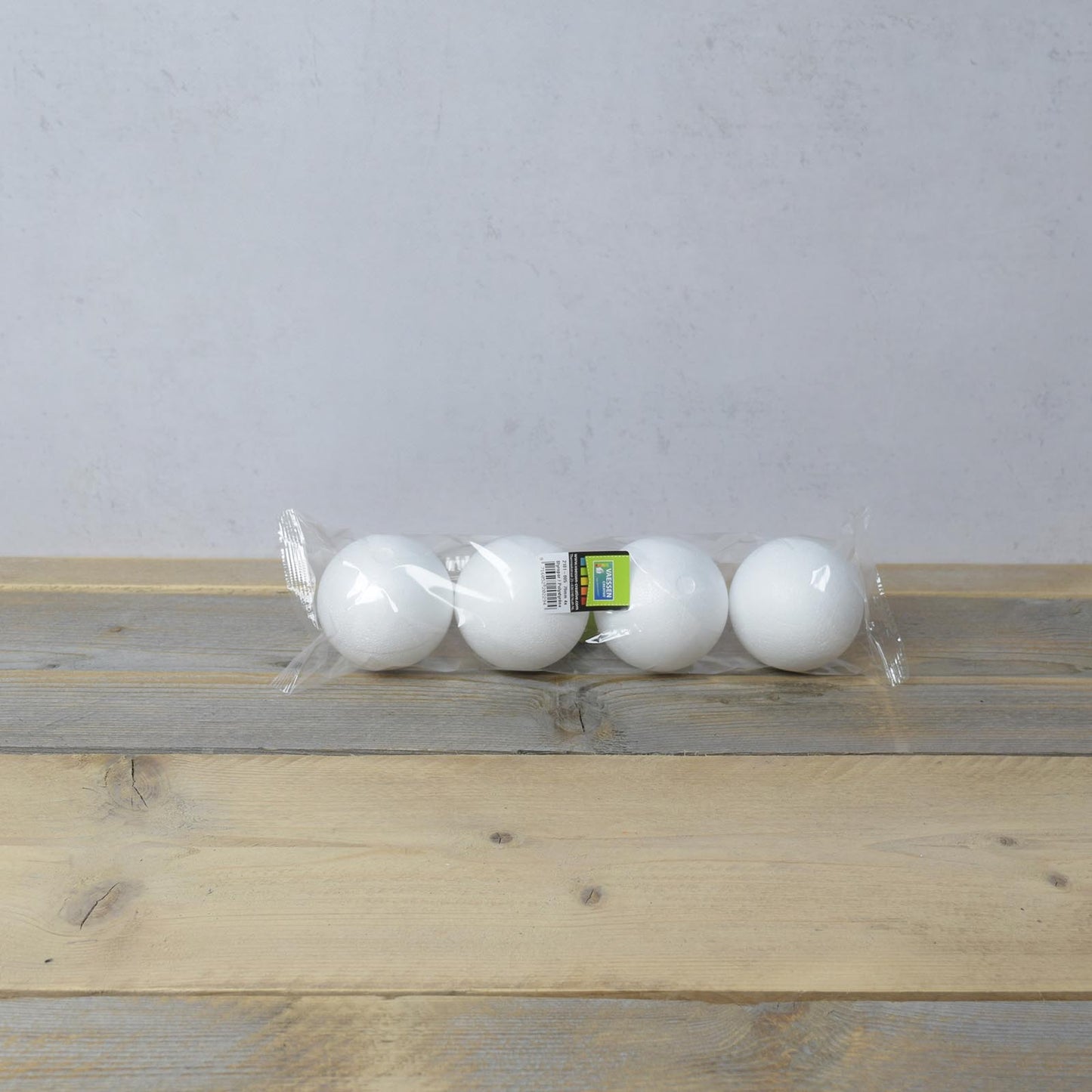 Vaessen creative • boules en polystyrène ø7cm 4pcs
