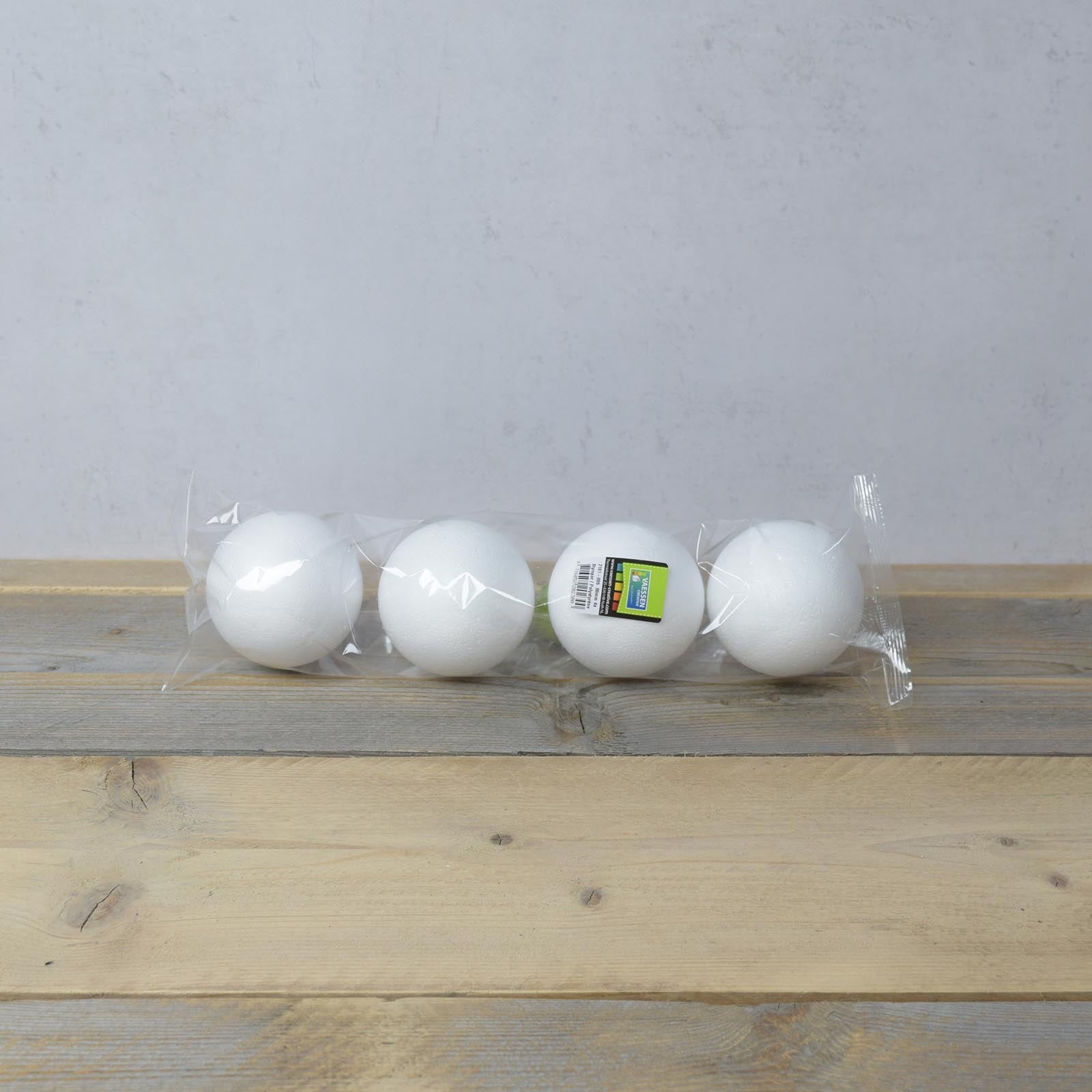 Vaessen creative • boules en polystyrène ø8cm 4pcs
