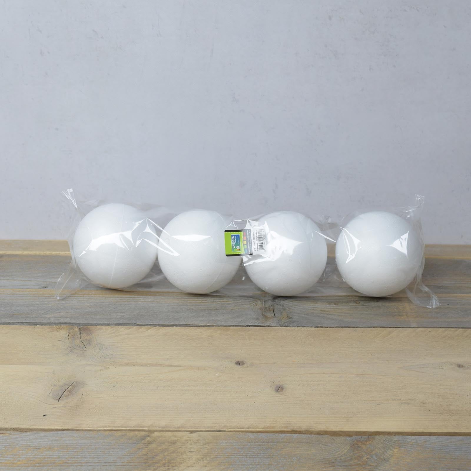 Vaessen creative • boules en polystyrène ø10cm 4pcs