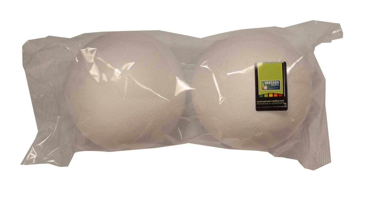 Vaessen creative • boules en polystyrène ø12cm 2pcs