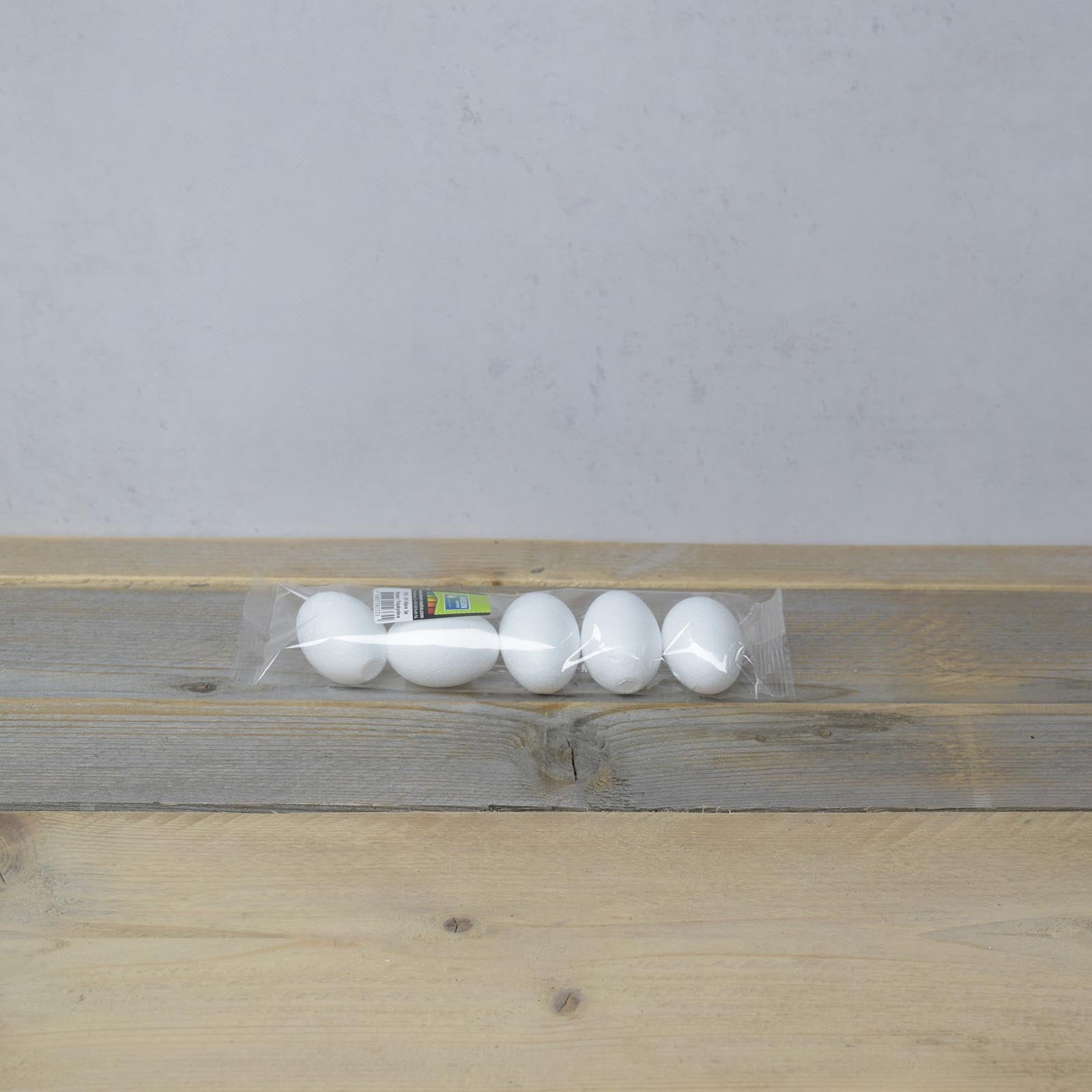 Vaessen creative • oeufs en polystyrène 4,5 cm 5pcs