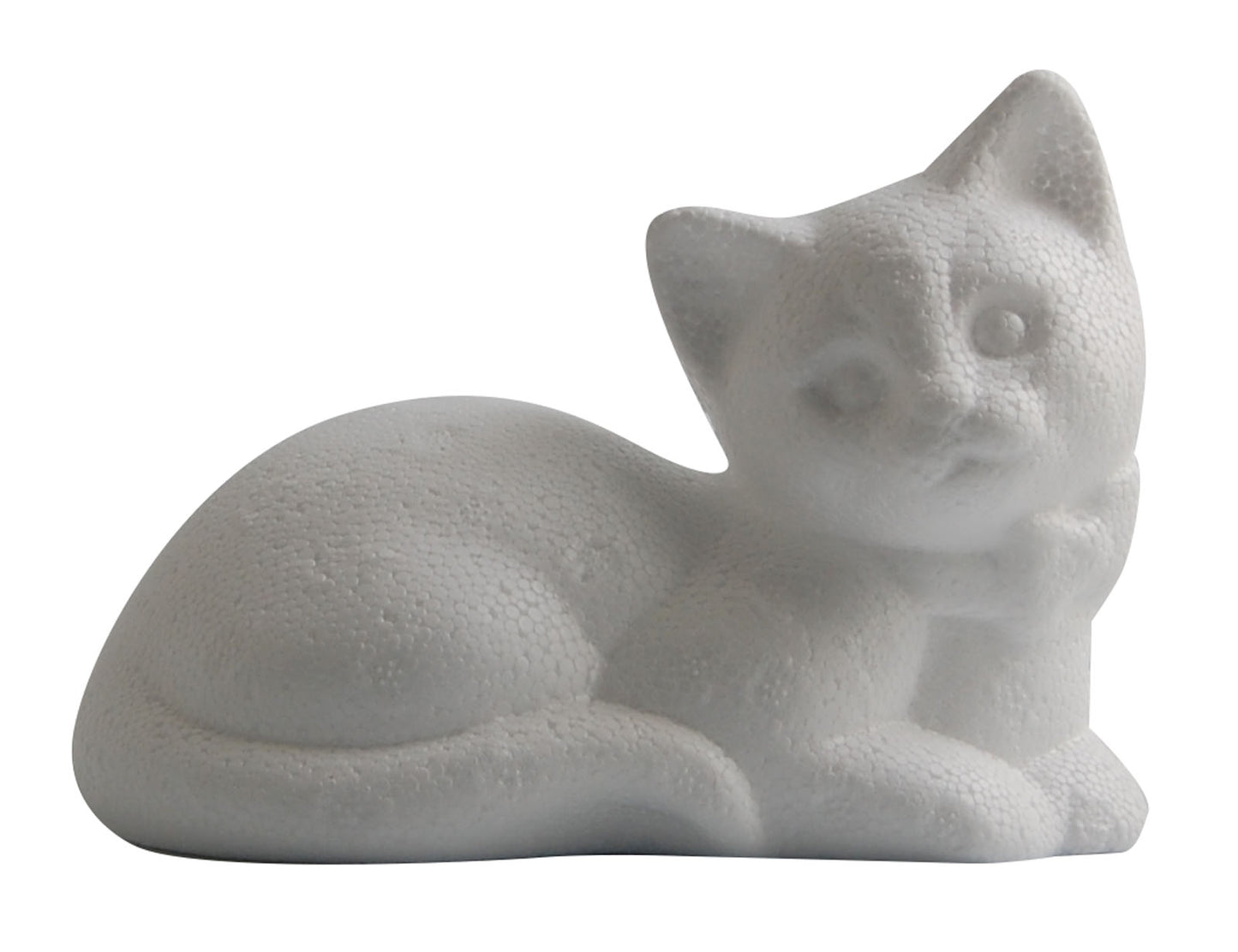 Vaessen creative • chat en polystyrène couché 14cm