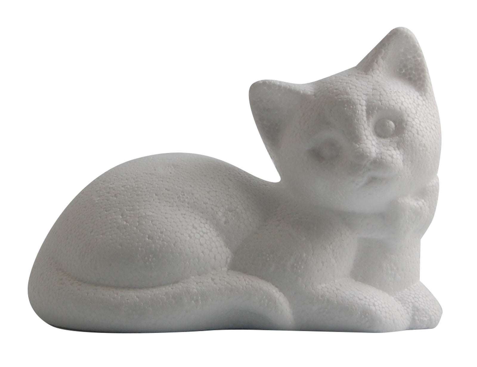 Vaessen creative • chat en polystyrène couché 14cm