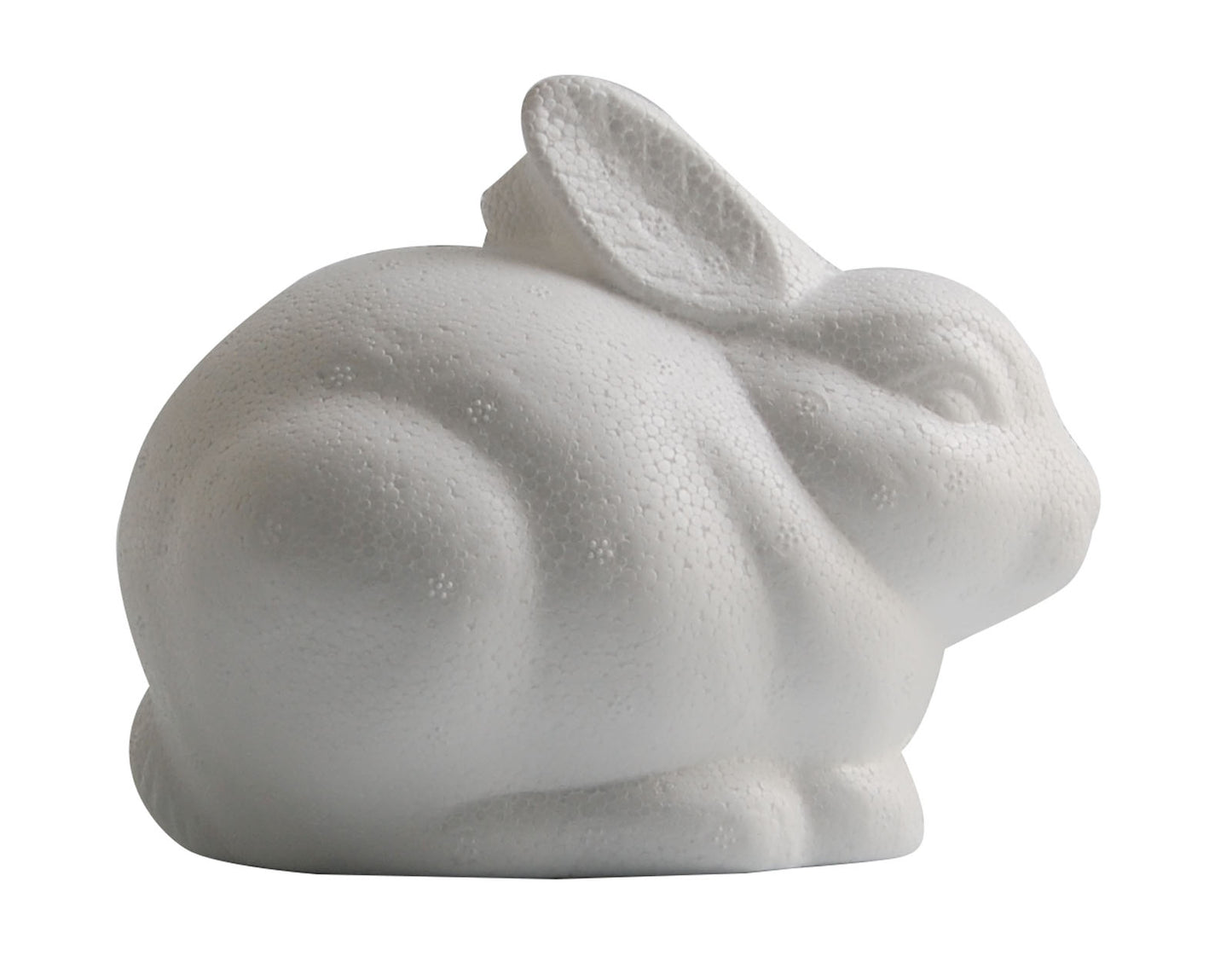 Vaessen creative • lièvre en polystyrène assis 14x18cm