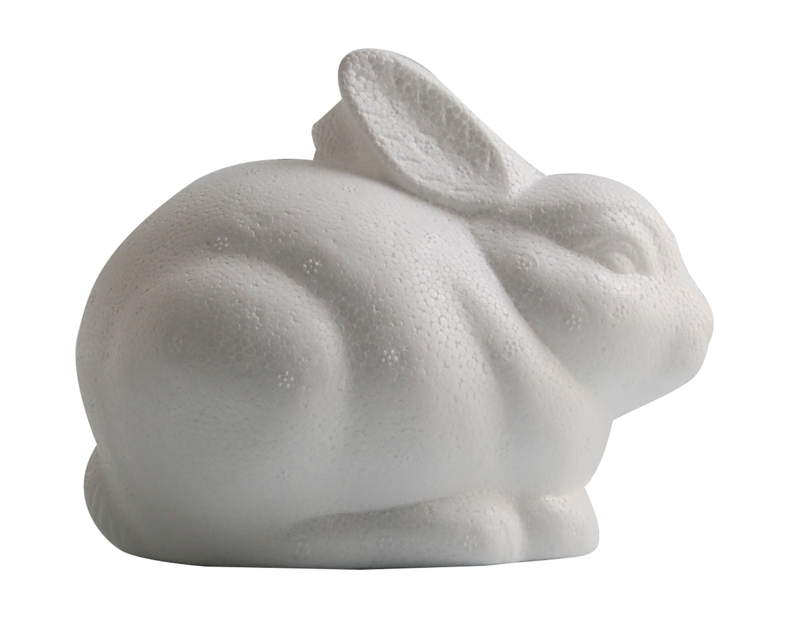 Vaessen creative • lièvre en polystyrène assis 14x18cm