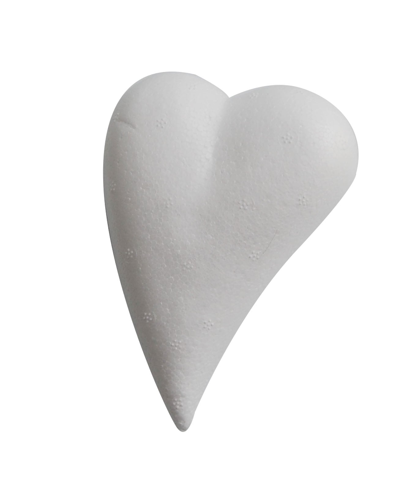 Vaessen creative • coeur en polystyrène forme goutte 8,2x3,6cm