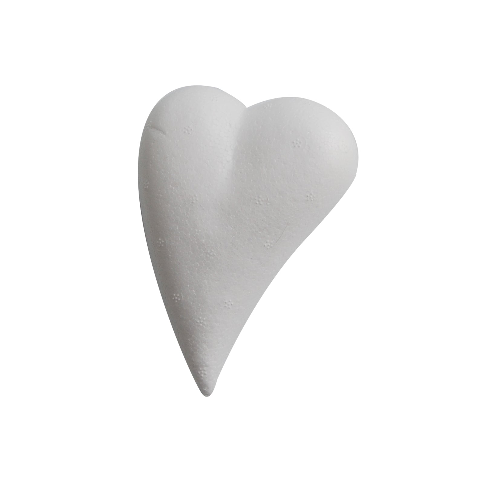 Vaessen creative • coeur en polystyrène forme goutte 12x5,5cm