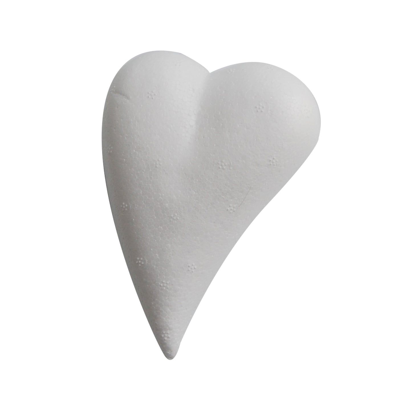 Vaessen creative • Coeur en polystyrène forme goutte demi 30cm