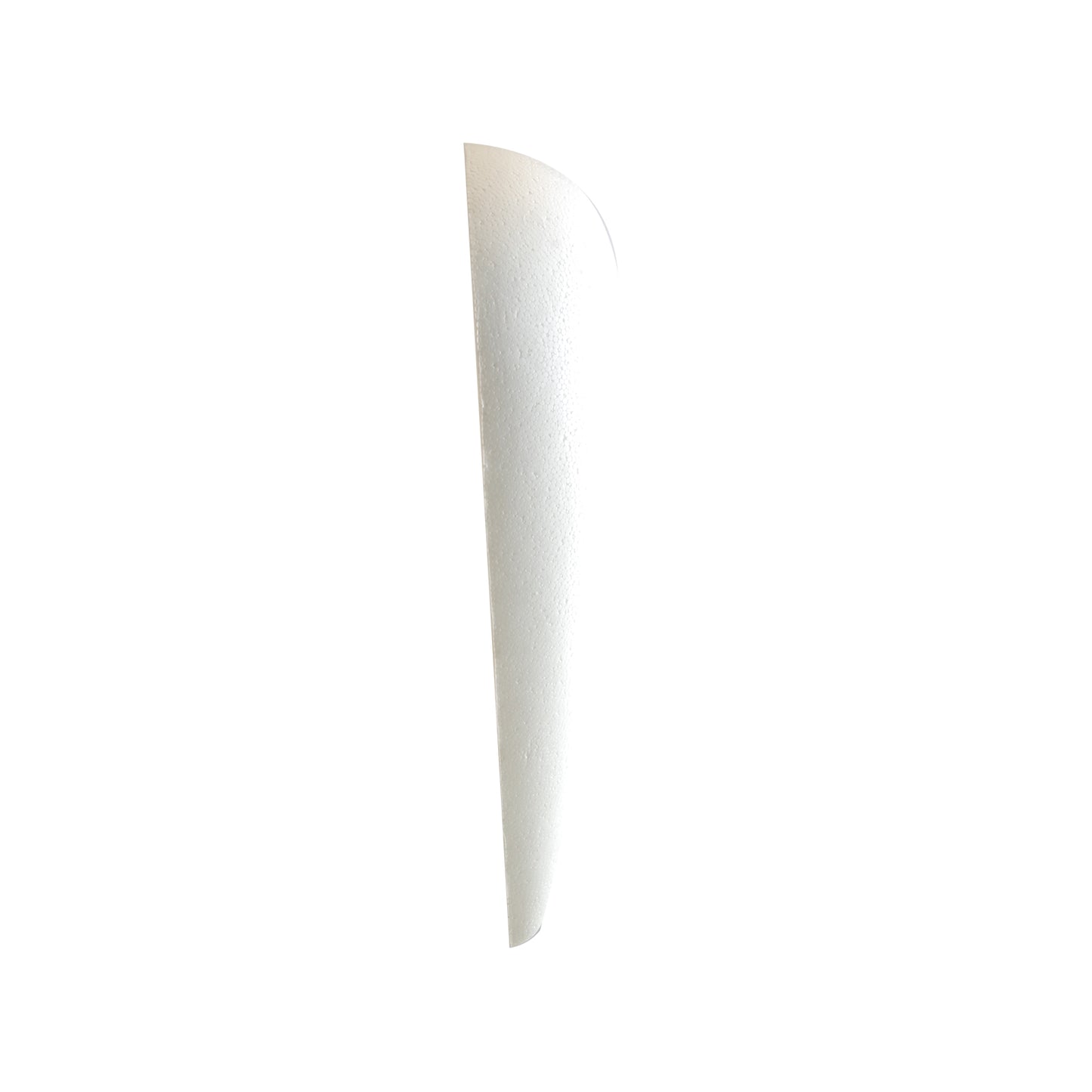 Vaessen creative • Coeur en polystyrène forme goutte demi 30cm