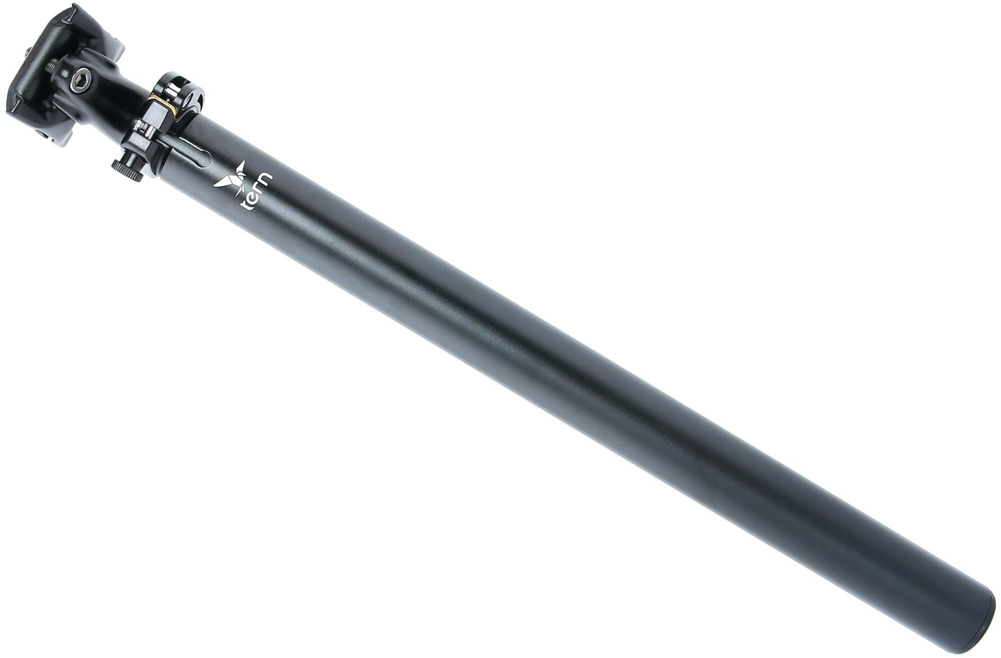 Terne Télescopique Ponte de selle Alu, Matt Black