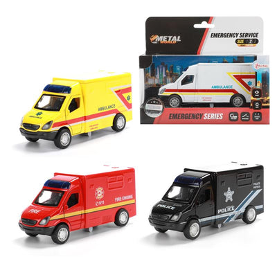 Toi-toys toitoys fourgon de service d'urgence + l-g