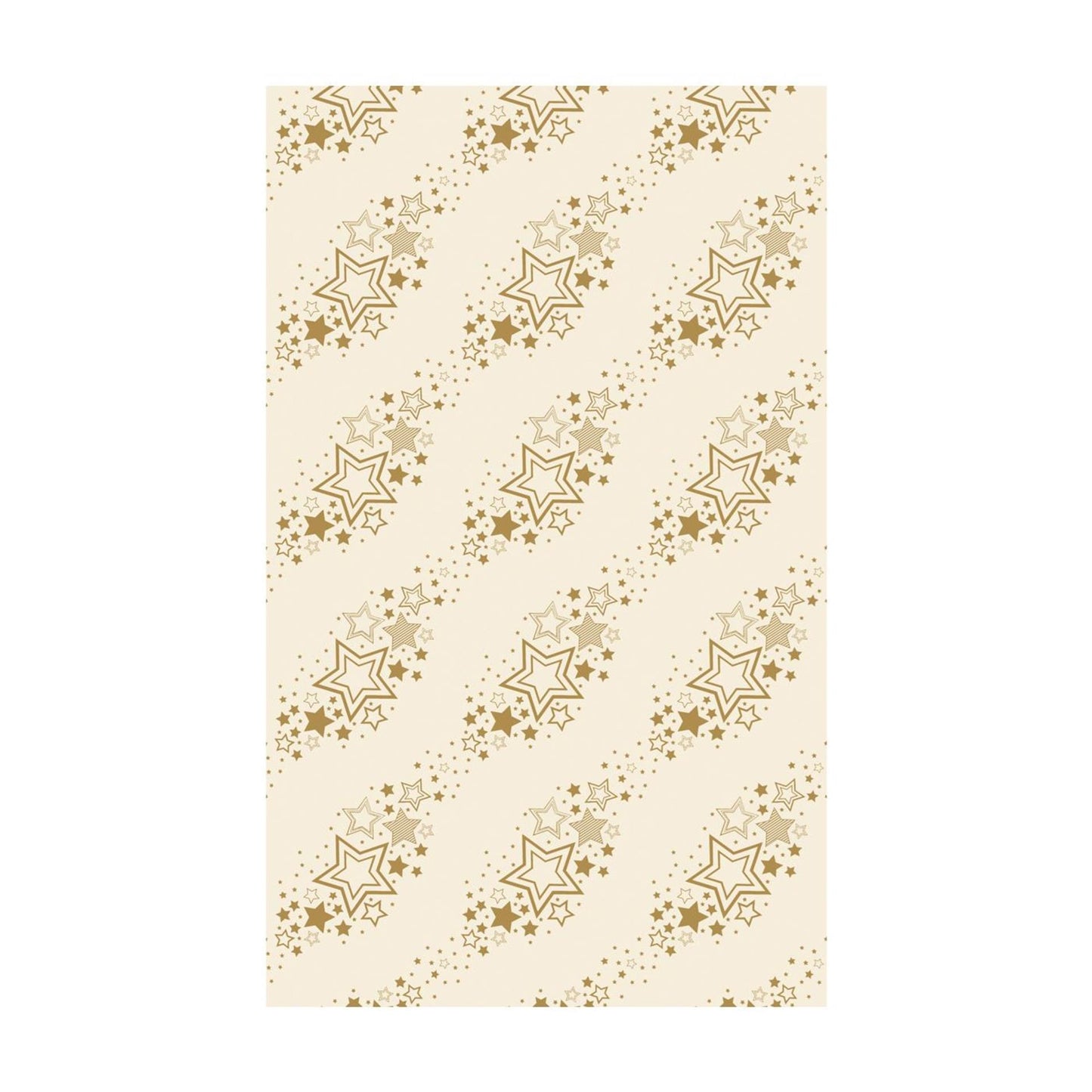 Nappe Duni étoiles de vacances crème 220cm
