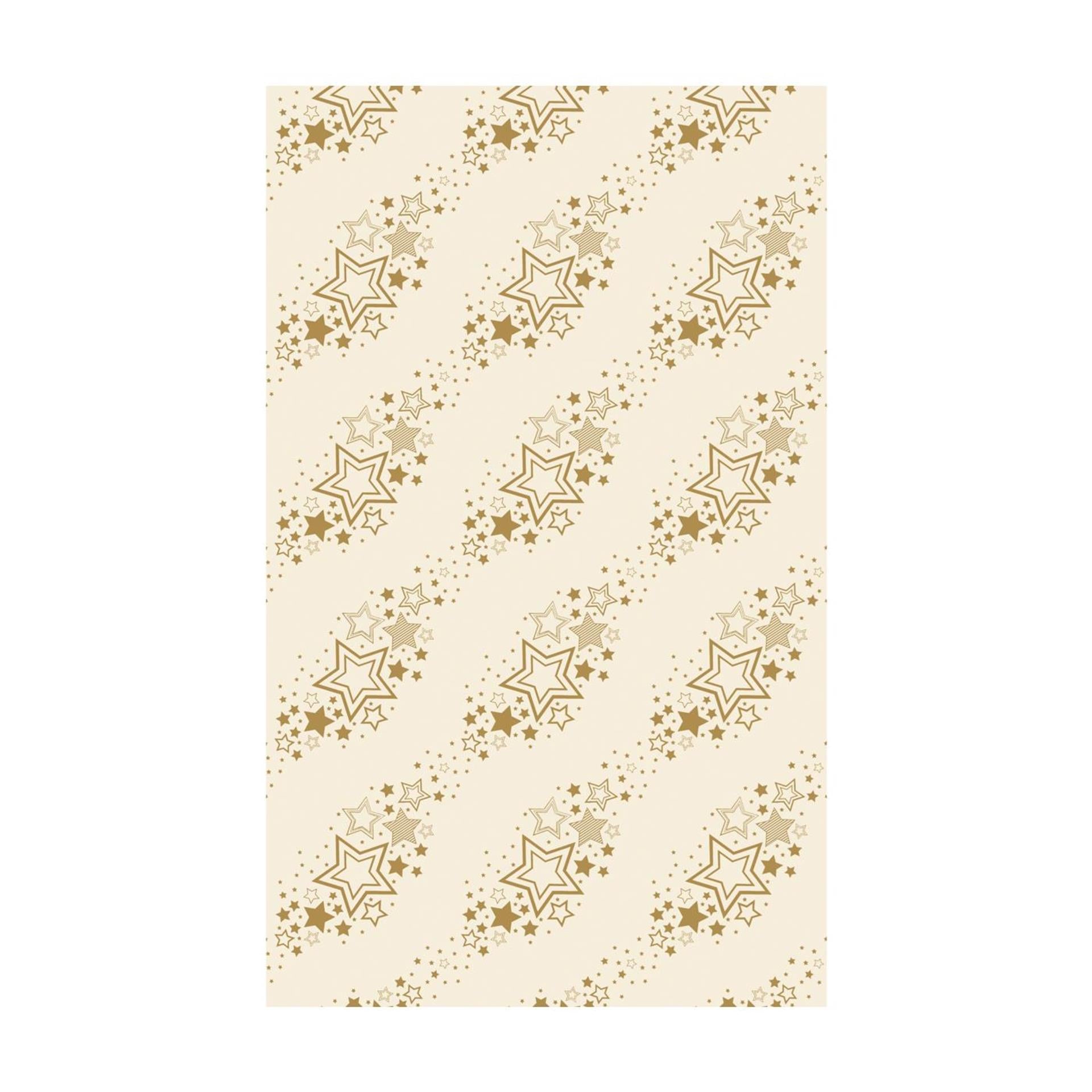 Nappe Duni étoiles de vacances crème 220cm