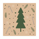 Serviettes Duni Noël naturel 33x33cm