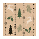 Serviettes Duni Noël naturel 24x24cm