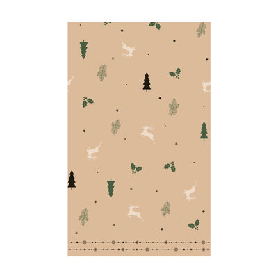 Nappe Duni natural yuletid 220 cm