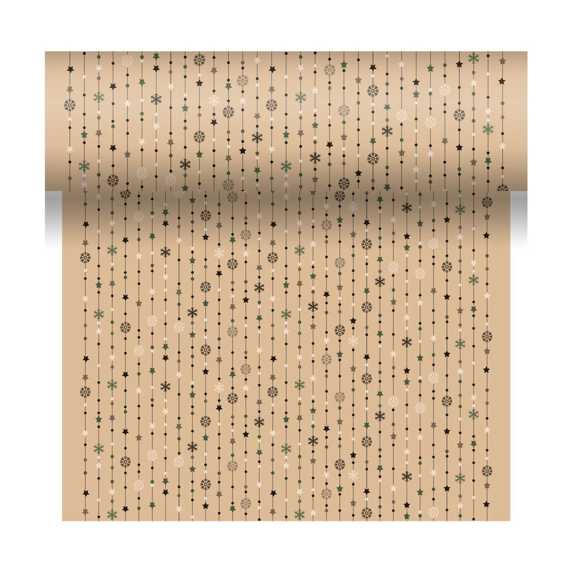 Duni 3-en-1 naturel pour Noël 40x480cm