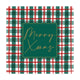 Serviettes Duni carreaux de Noël 33x33cm