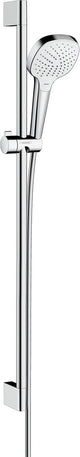 Hansgrohe croma select e - vario jeu de barres coulissantes ecosmart 9l min, 0,90 m, chrome blanc 26593400