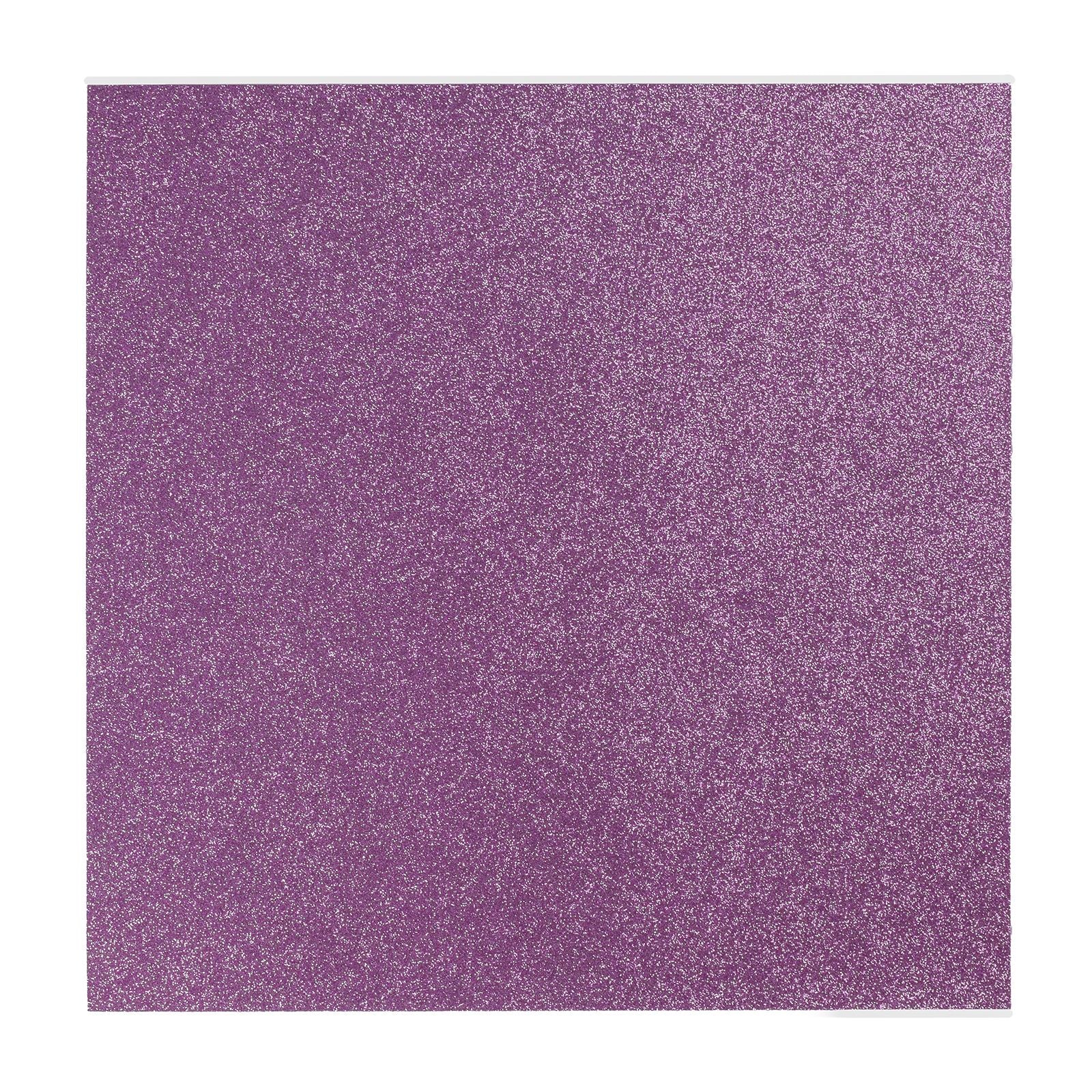 Florence • papier pailleté autocollant 270g 30,5cm violet clair 1x