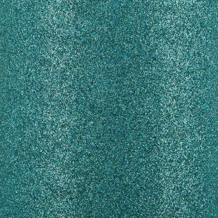 Florence • papier pailleté autocollant 270g 30,5cm aqua 1x