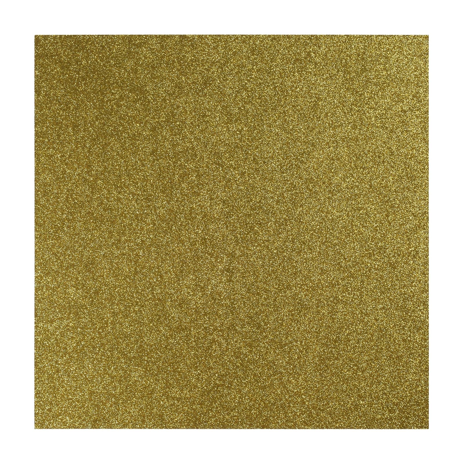 Florence • papier pailleté autocollant 270g 30,5cm jaune or 1x