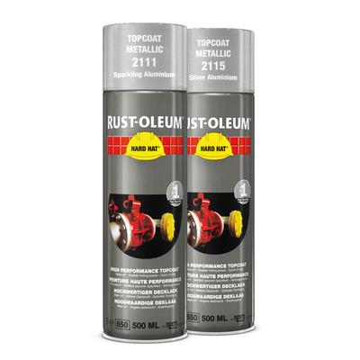 Bombe aérosol Rust-oleum aluminium argenté 500ml
