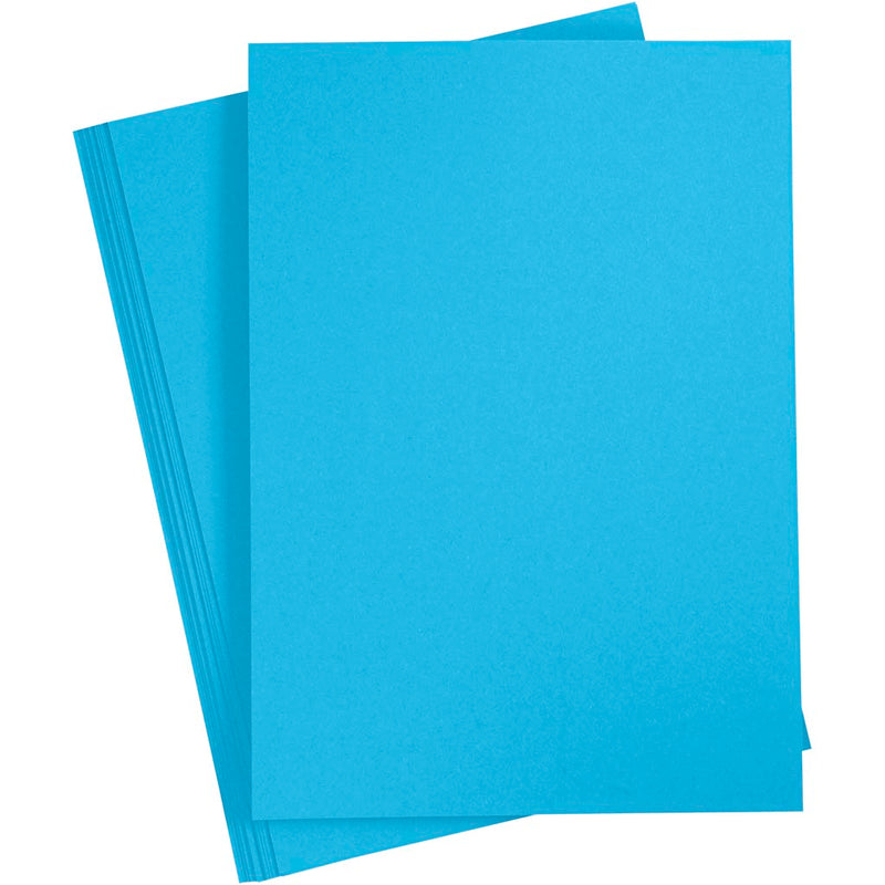 Cretiv Company colored Cardboard Clear Blue A4, 20 feuilles