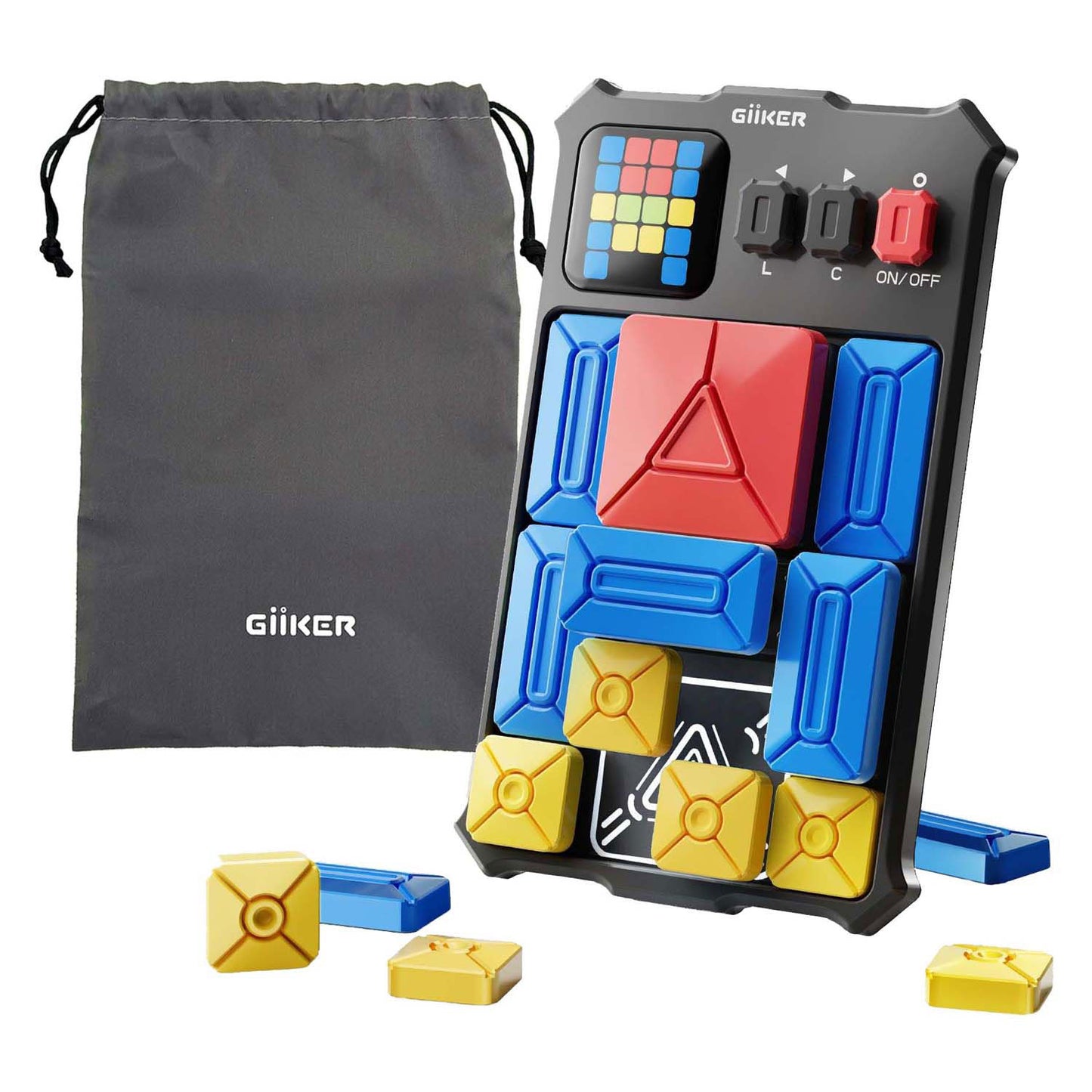 Giiker Super Slide Puzzle Game - noir