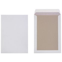Enveloppes dos cartonné od 120gm2 324x229mm blanc autocollant