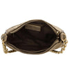 Sac bandoulière Charm London en velours bronze