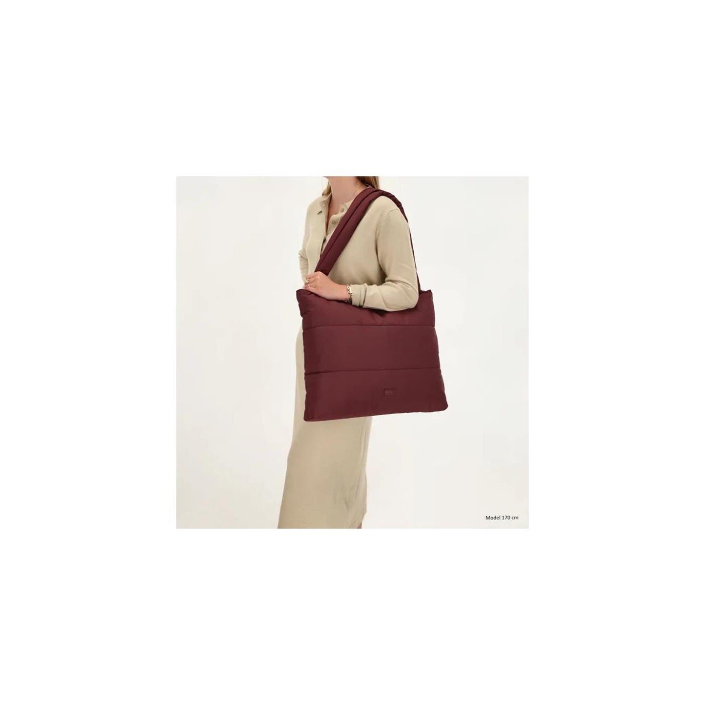 Beagles calvia cabas 40x55cm bordeaux