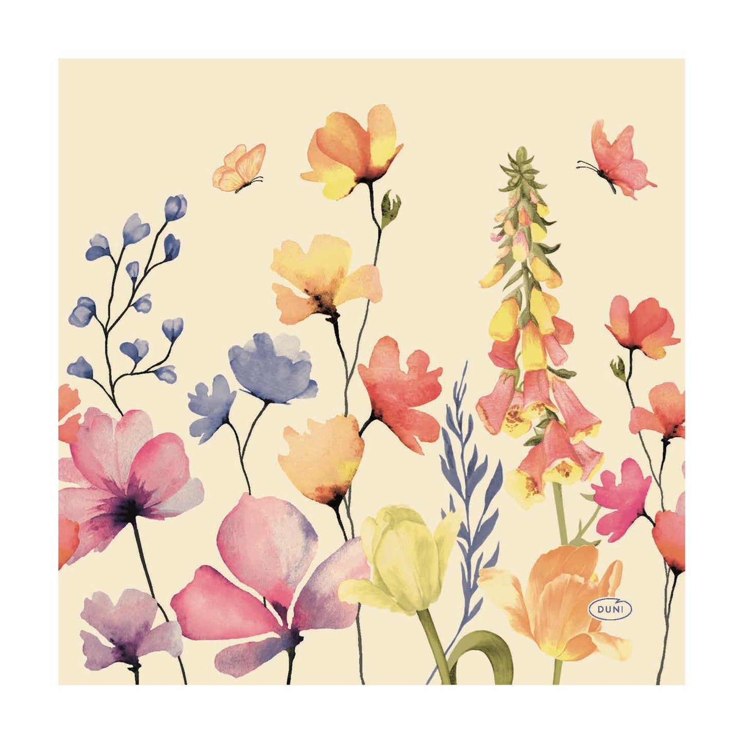 Serviettes Duni paradis floral 20 pièces 33 x 33 cm | 12 pièces