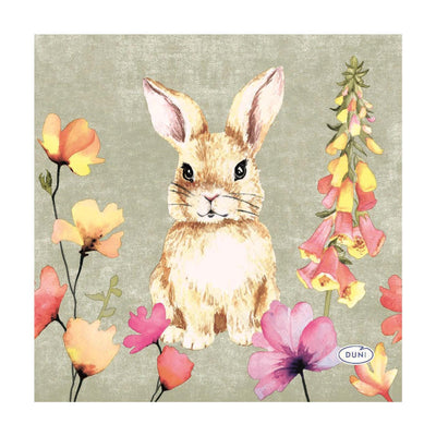 Serviettes Duni amis fleuris 24cm