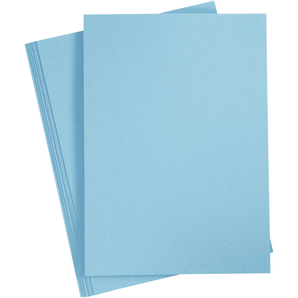 Carton d'entreprise Creativ, a4, feuille 210x297 mm, 210 gr, bleu clair, 10 feuilles 1 boîte