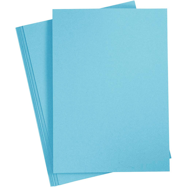 Carton d'entreprise Creativ, a4, feuille 210x297 mm, 210 gr, bleu clair, 10 feuilles 1 boîte