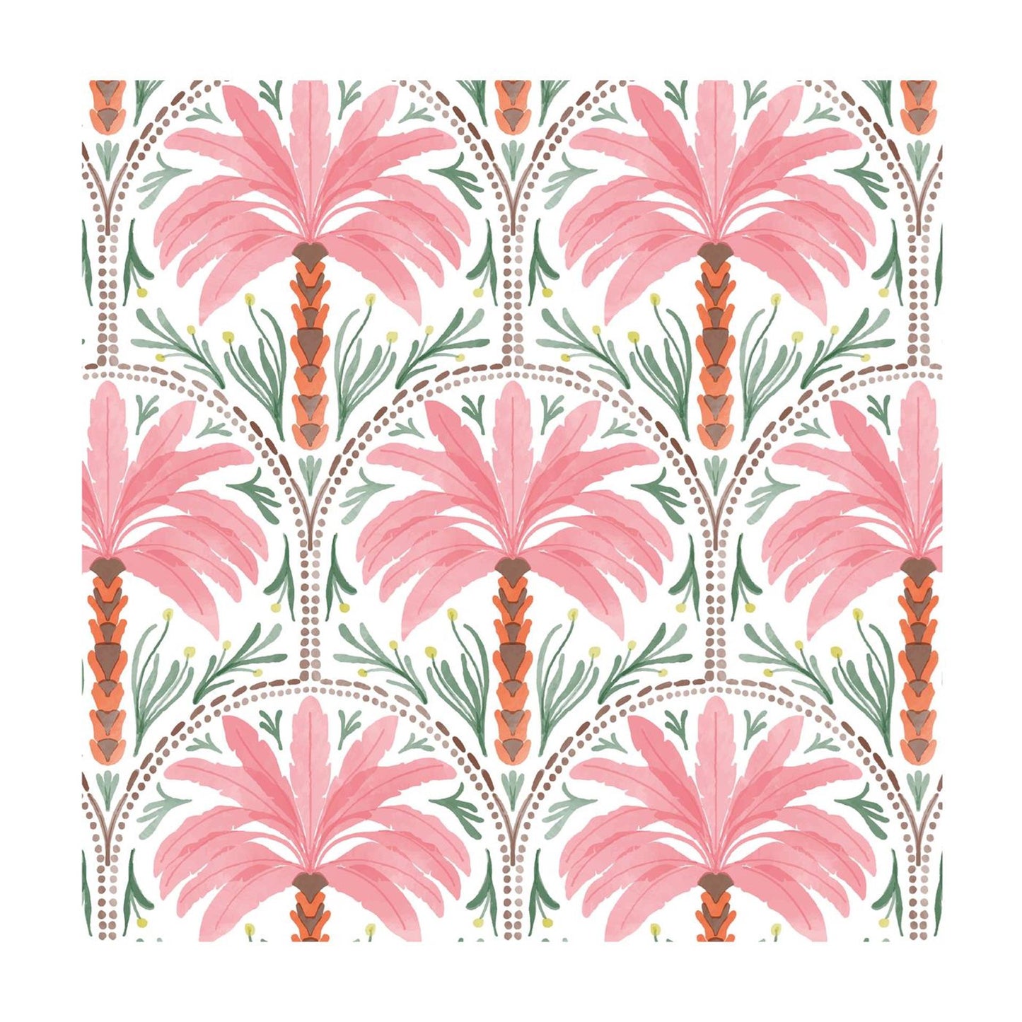 Serviettes Duni oasis de palmiers 33cm