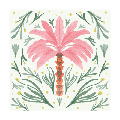 Serviettes Duni oasis de palmiers 24cm