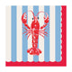 Serviettes Duni marée d'écrevisses 33cm