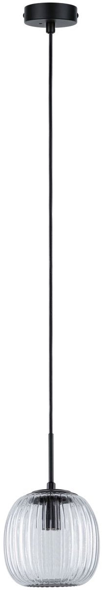 Paulmann Lampe à suspension LED Ruya E14 max. Verre 20W, noir mat