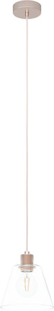 Lampe à suspension Eglo Copley - e27 - ø 20 cm - or rose