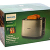 Toaster Philips HD2650 90 VIVA en acier inoxydable noir