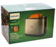 Toaster Philips HD2650 90 VIVA en acier inoxydable noir