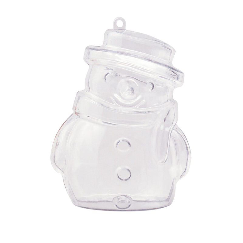 Vaessen creative • bonhomme de neige en plastique 2 pièces 10cm