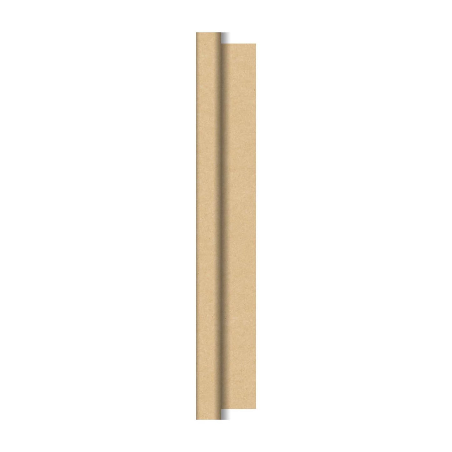 Nappe Duni en rouleau marron naturel