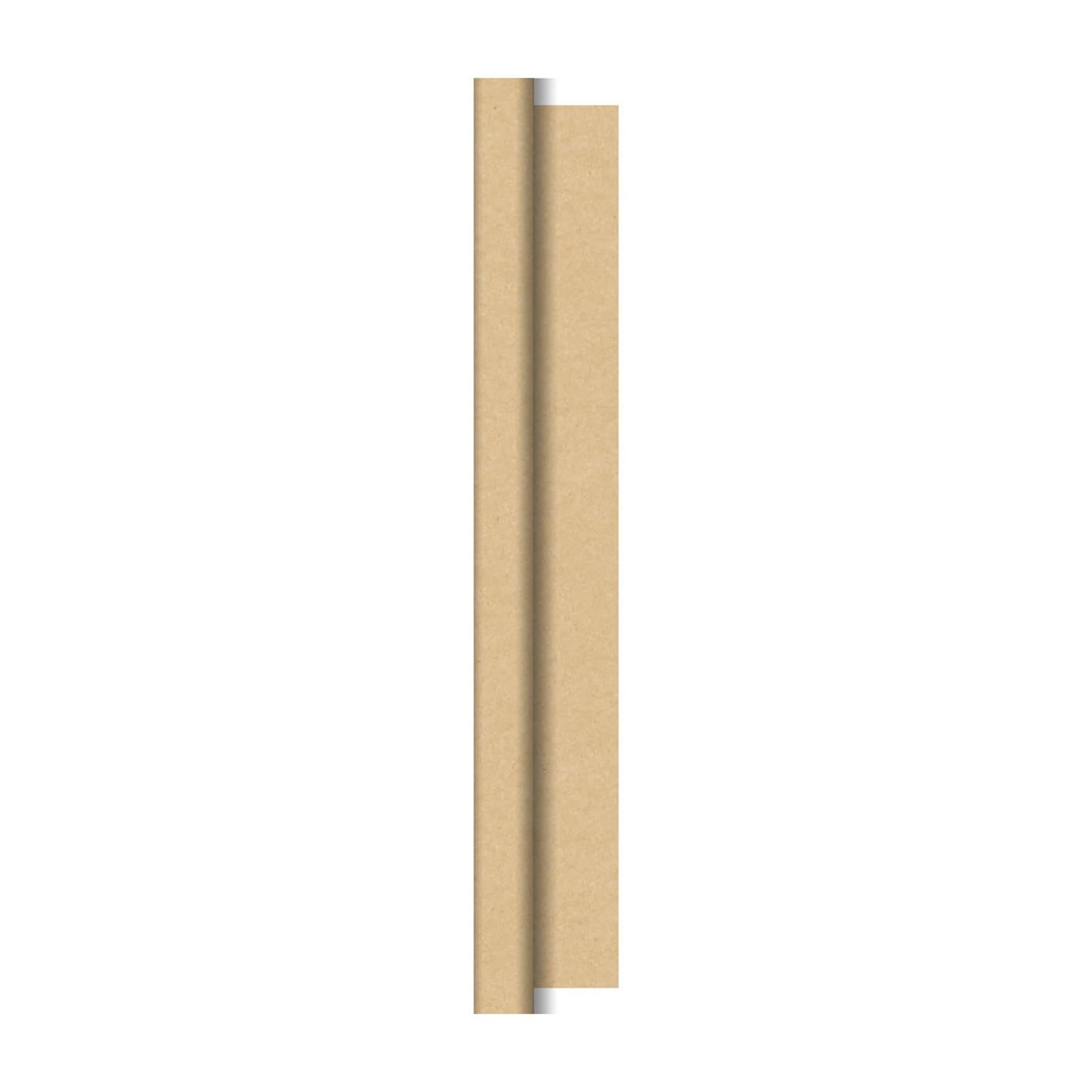 Nappe Duni en rouleau marron naturel