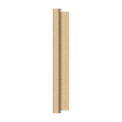 Nappe Duni en rouleau marron naturel